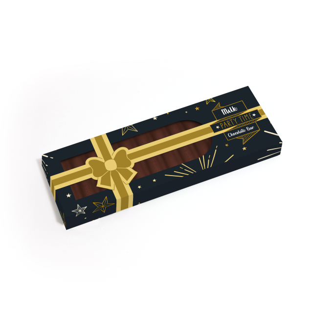 Party Time – Eco 12 Baton Present Box – Milk Chocolate³