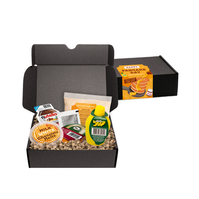 Pancake Day – Midi Black Gift Box – Pancake Day Box