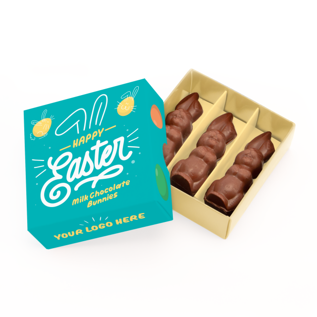 Easter – Eco Treat Box – Chocolate Bunnies